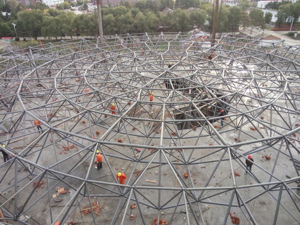 高邮全民健身中心网架